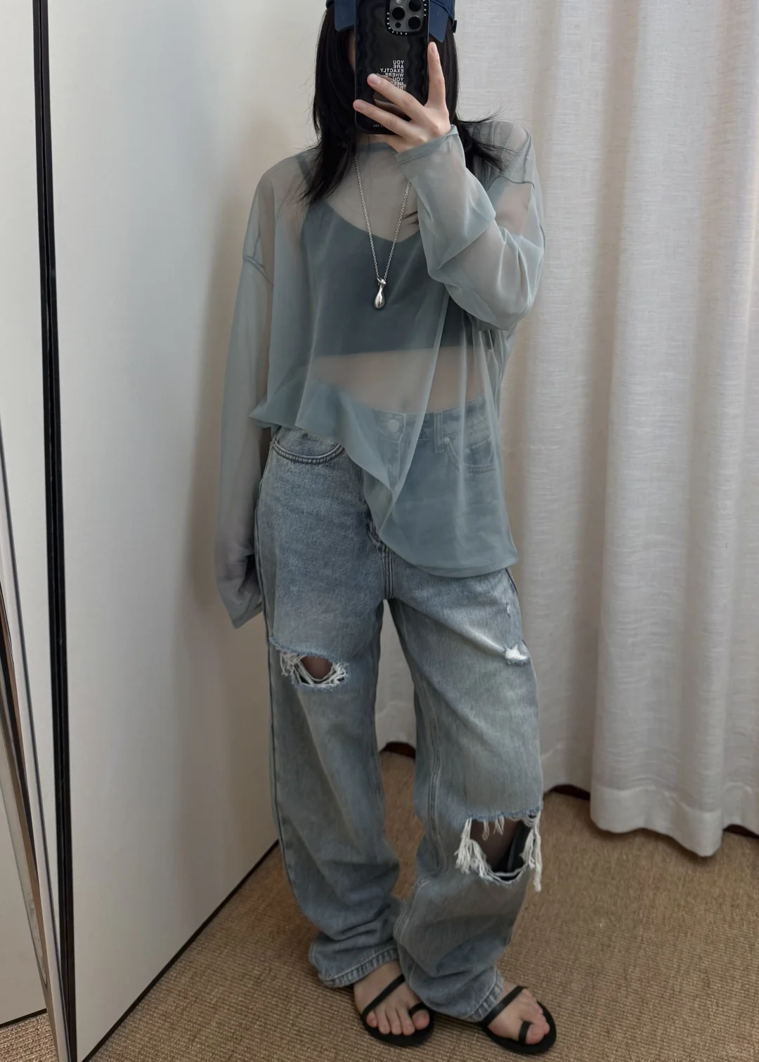 防晒衣退退退！透视罩衫才是夏日辣妹刚需