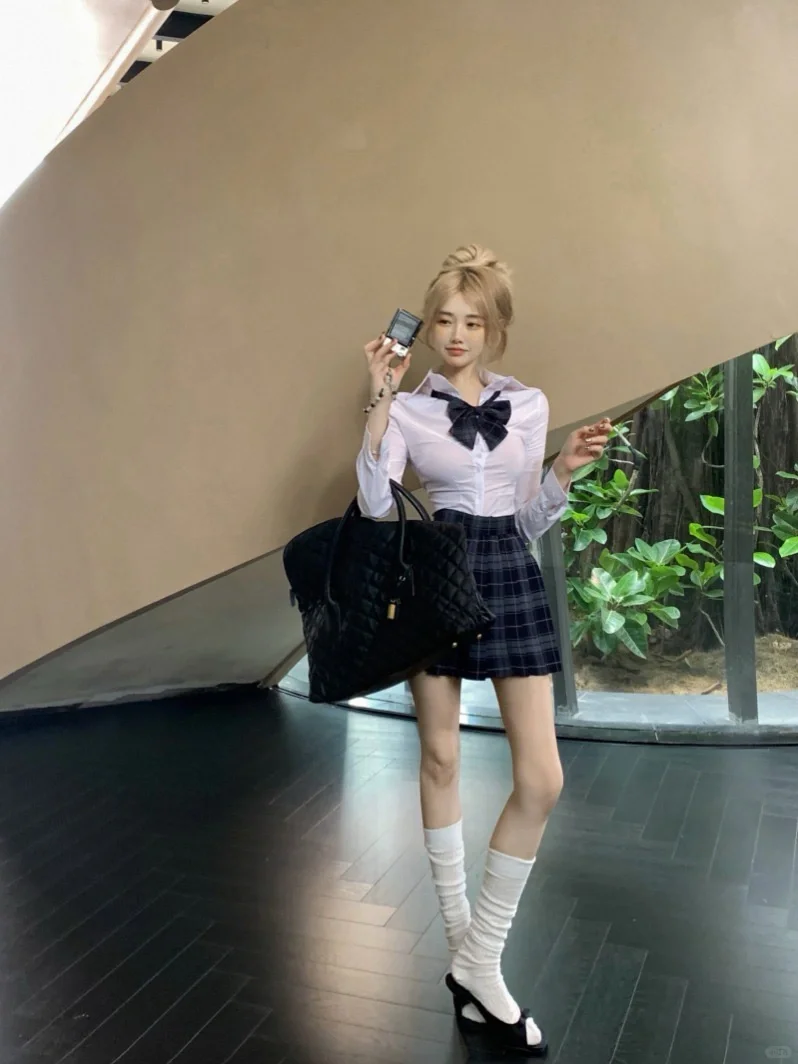 被追问无数次的JK套装，谁穿谁好看！