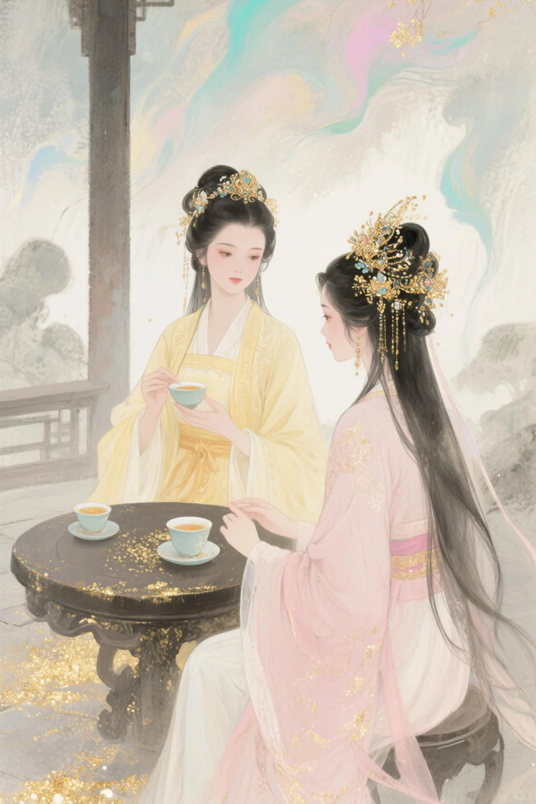 绰约仙子姿，婉娩佳人貌