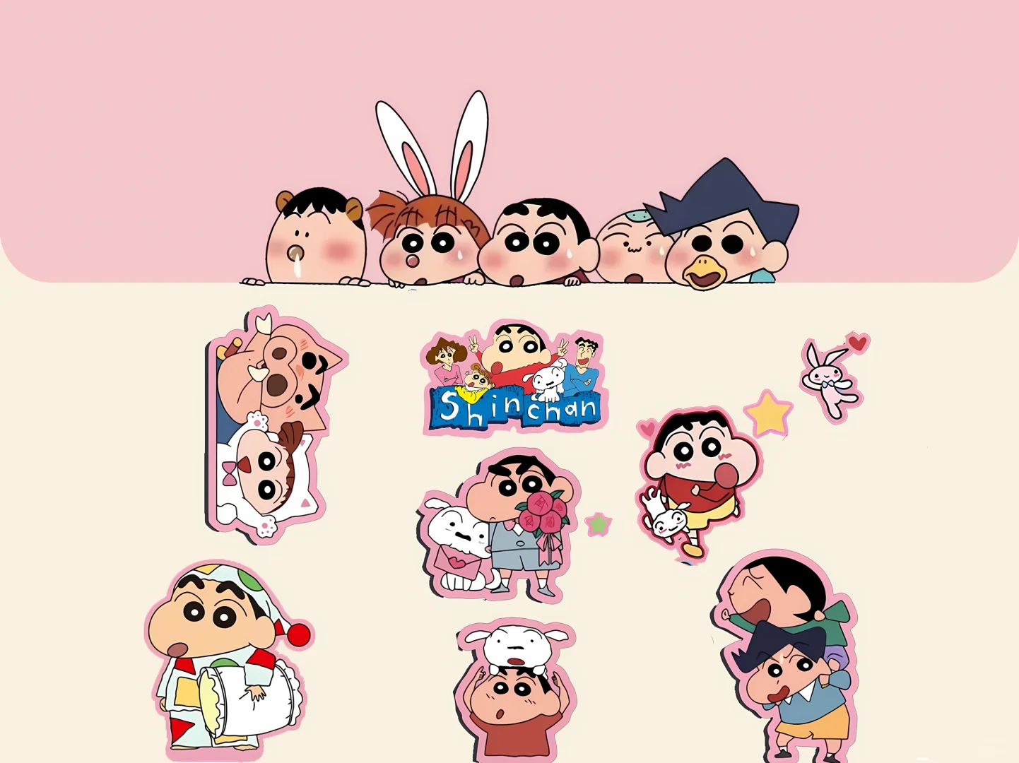 蜡笔小新壁纸全家桶~