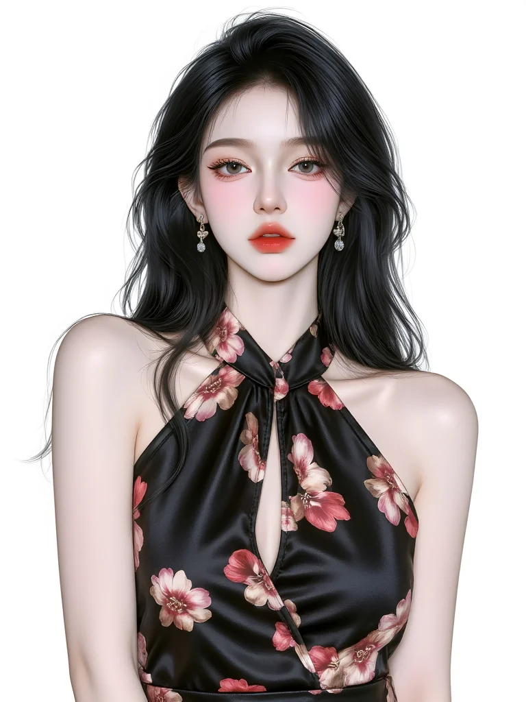 女生头像｜黑色｜红色｜自用
