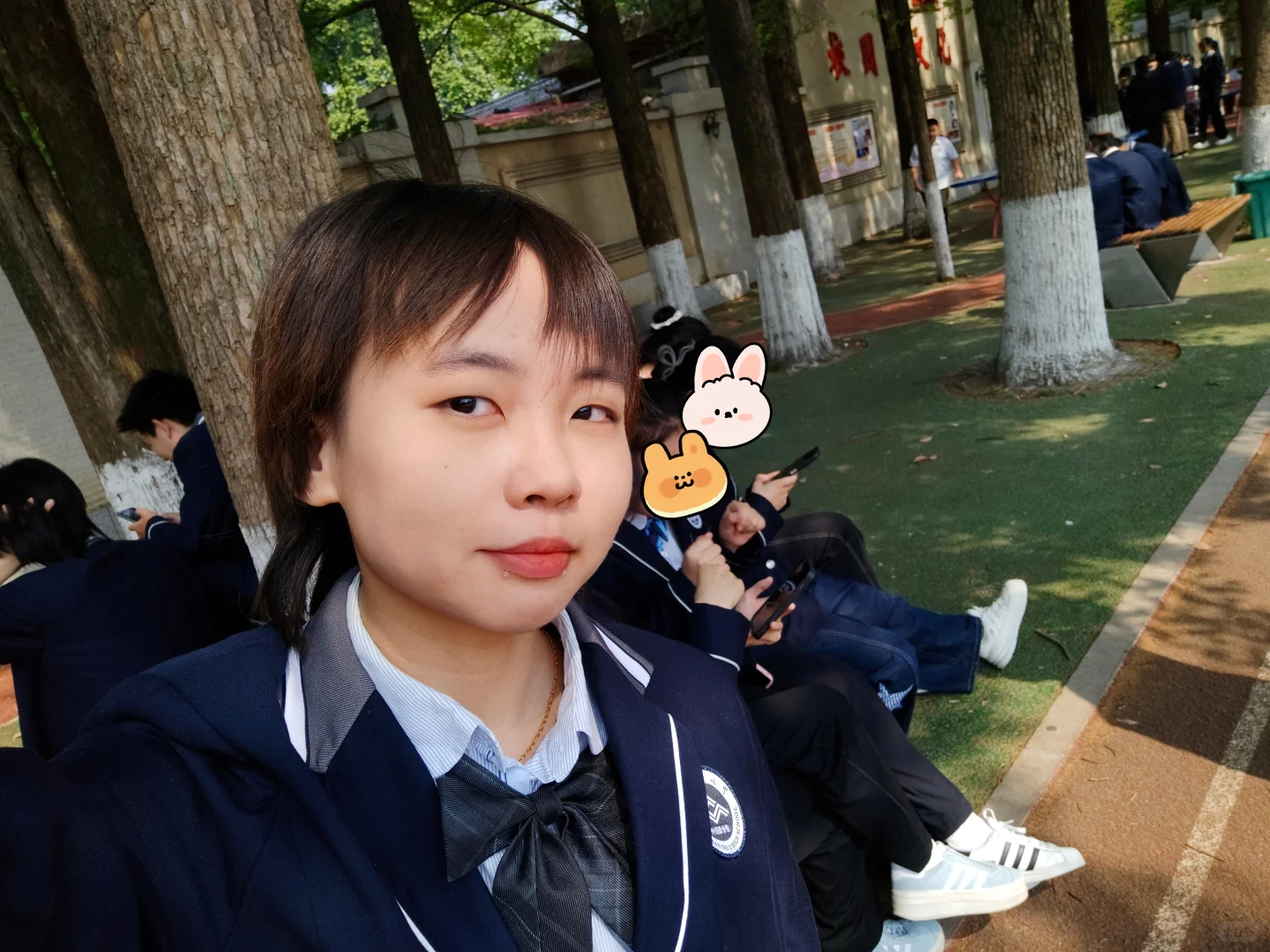 忍不住化身一条小清新女高