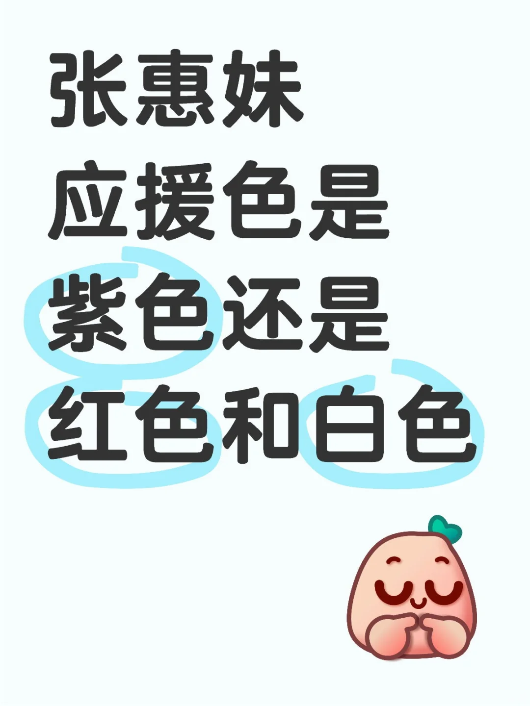 张惠妹应援色