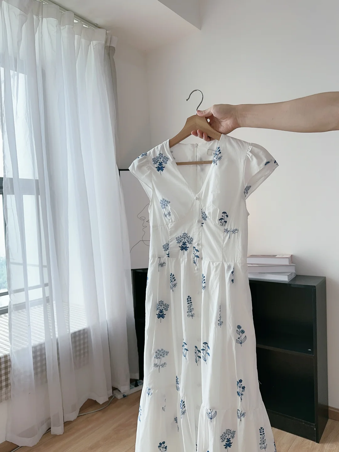 好甜！初恋感十足的白色连衣裙👗法式少女get