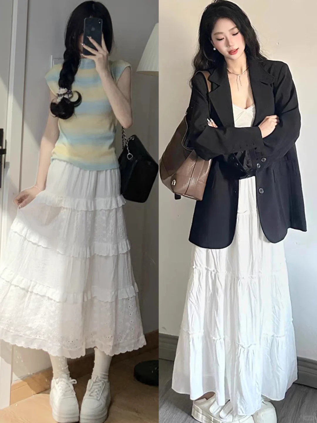 女生18套裙装显瘦显身材穿搭技巧
