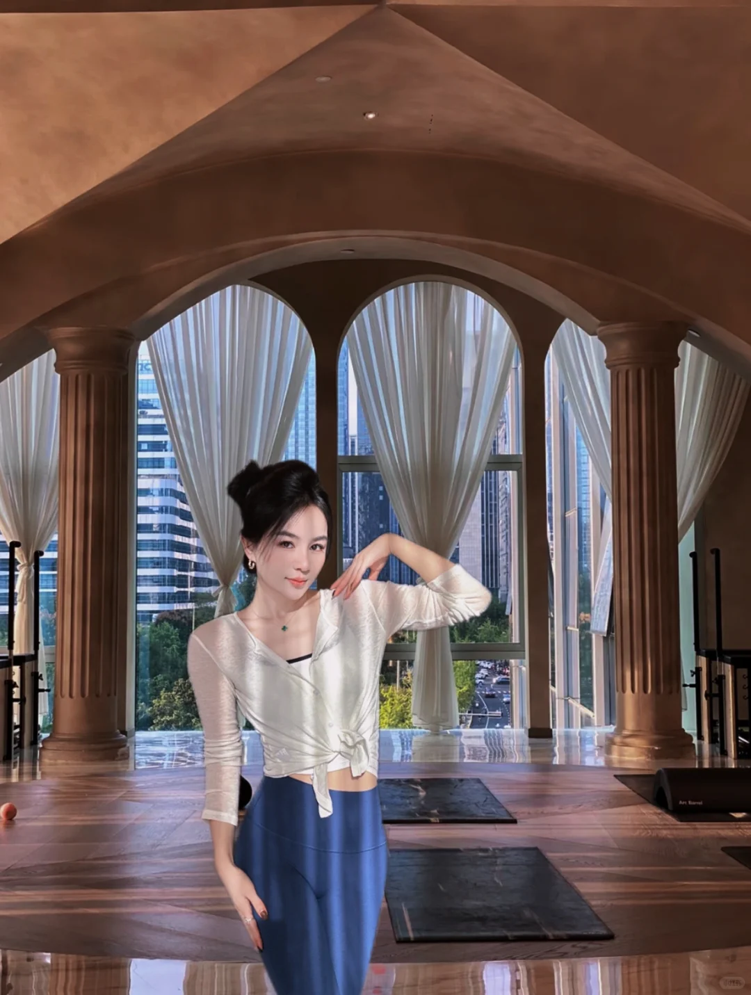 想看看你们瑜伽服外面穿什么？