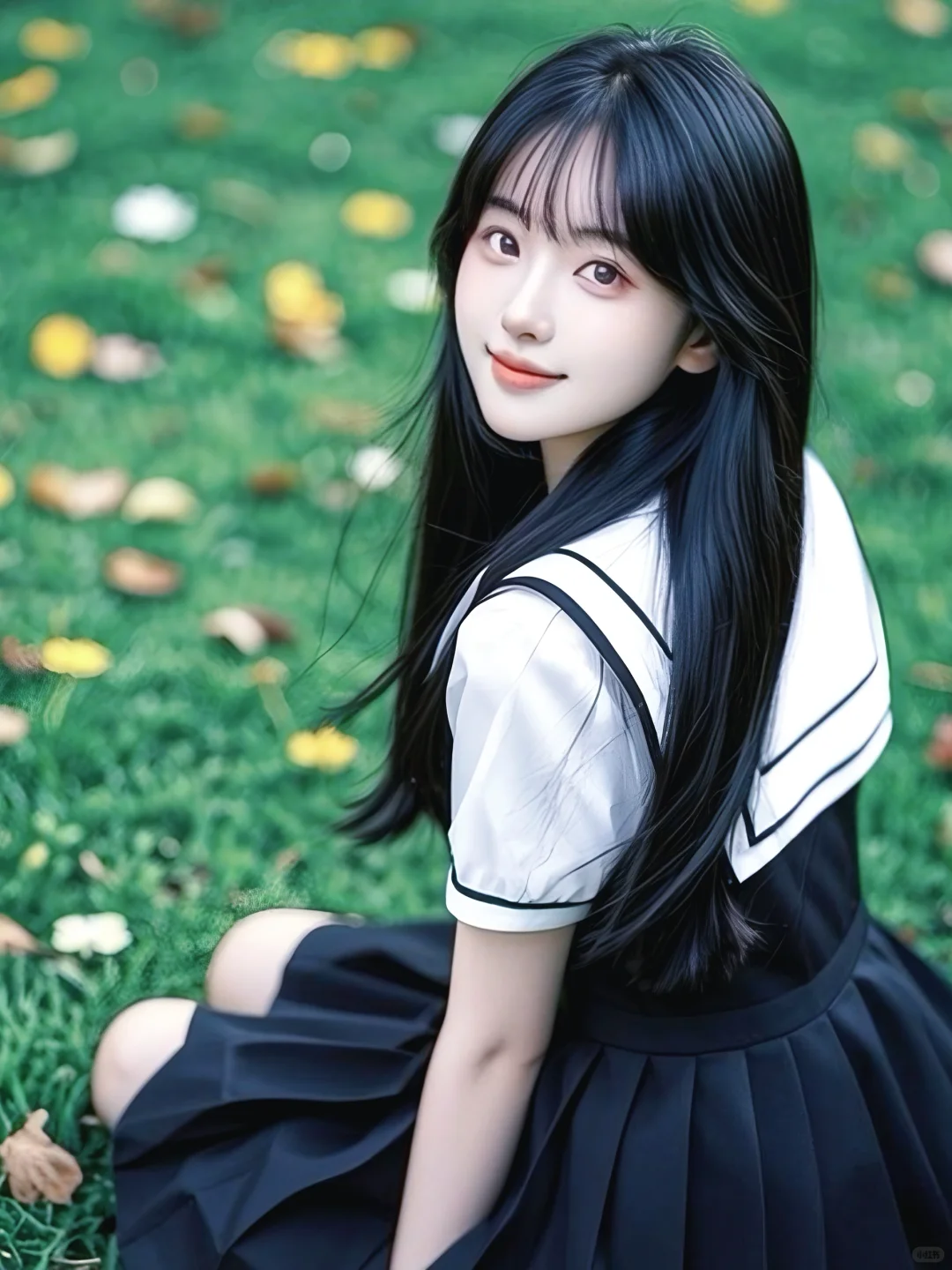 🎀18 岁少女✨JK 裙下的青春画卷🌸