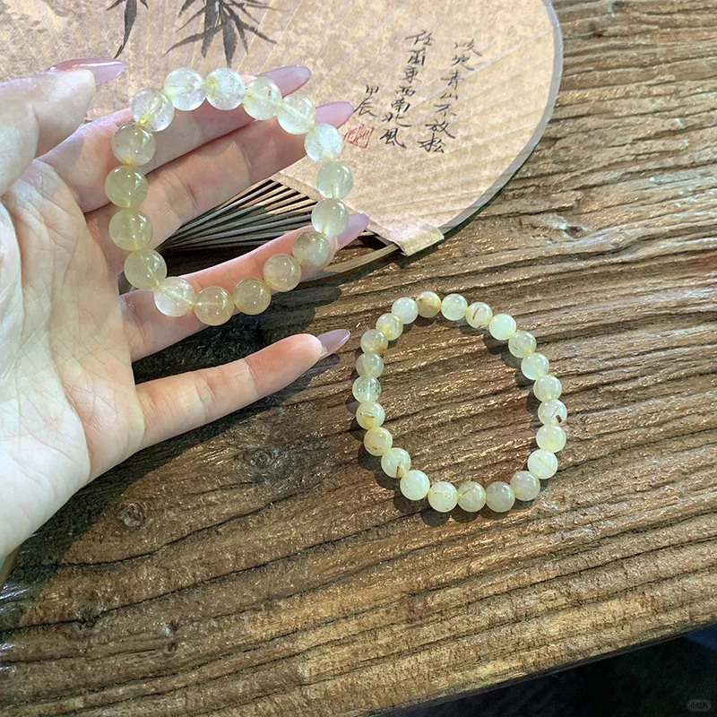 午后茶歇 新中式串珠天然石手链女款手串轻