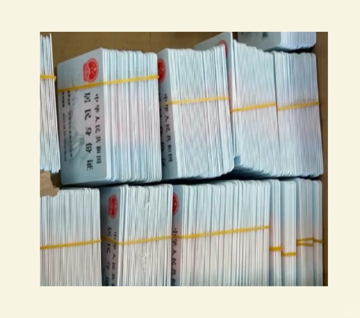 美女原来是用了私人订制，身份假证的大姐姐