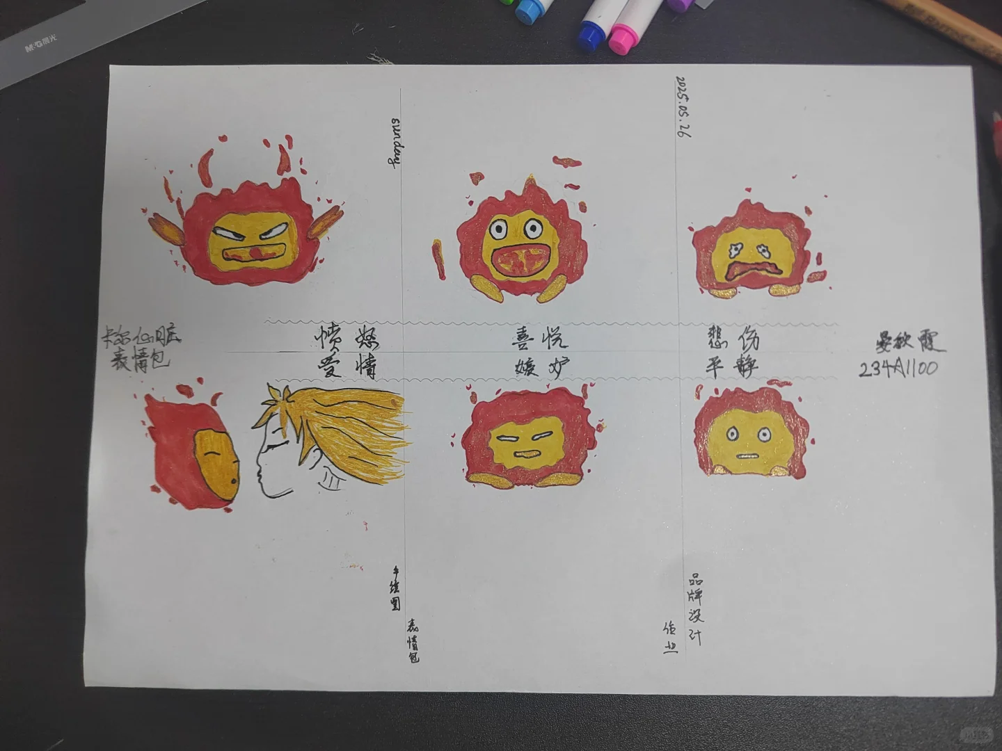 卡尔的心脏表情图