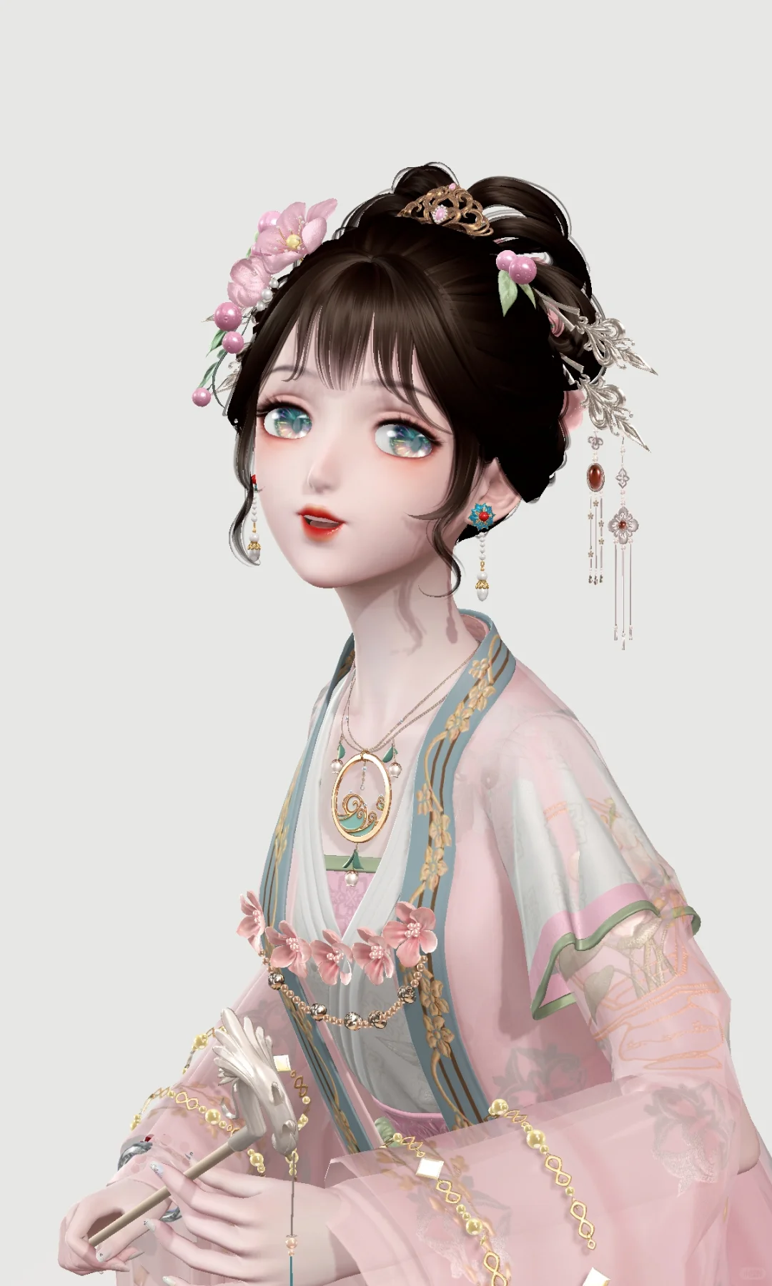 女明星古装戏定妆拍摄ing