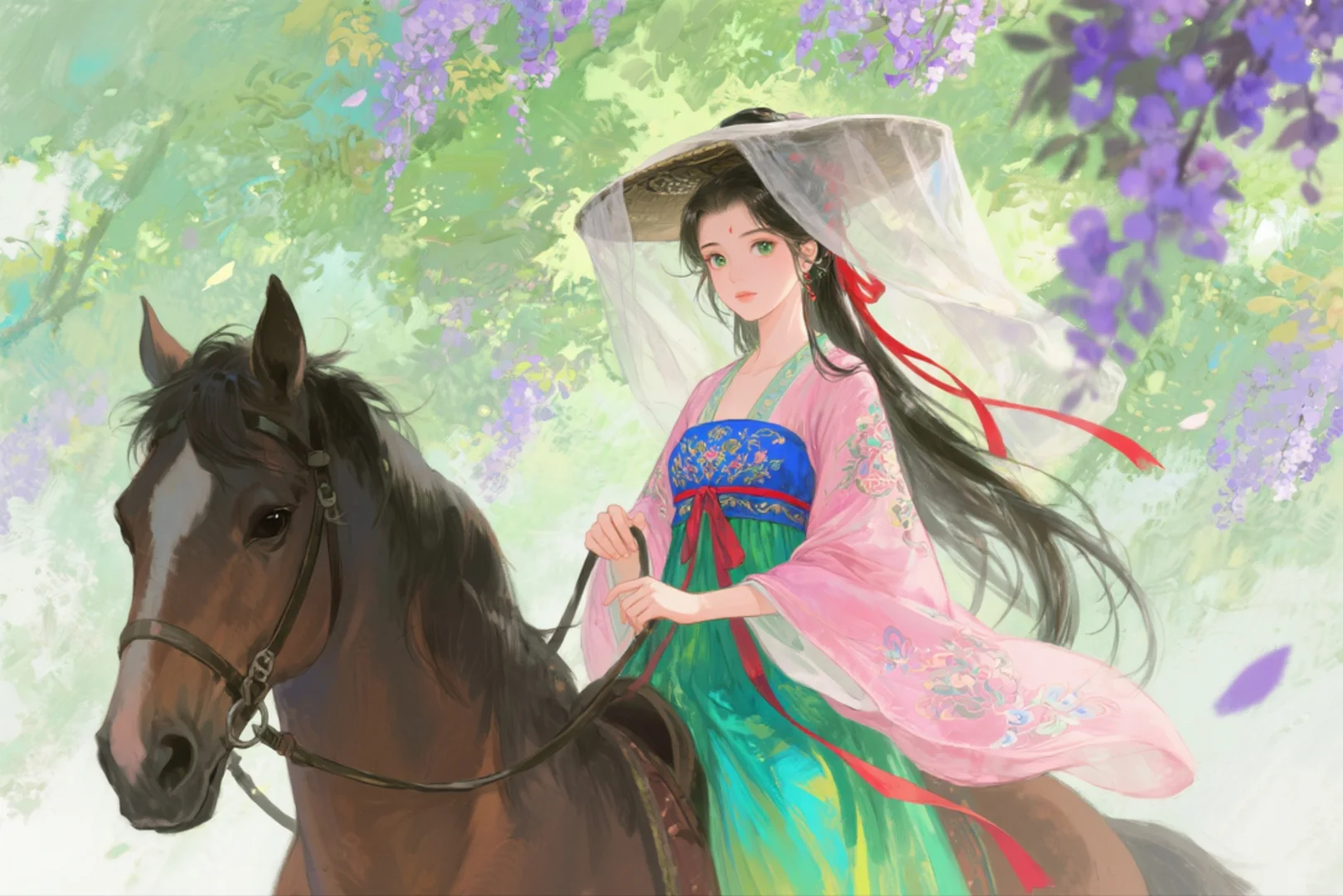 “正因是女娇娘，更要会驯烈马！”