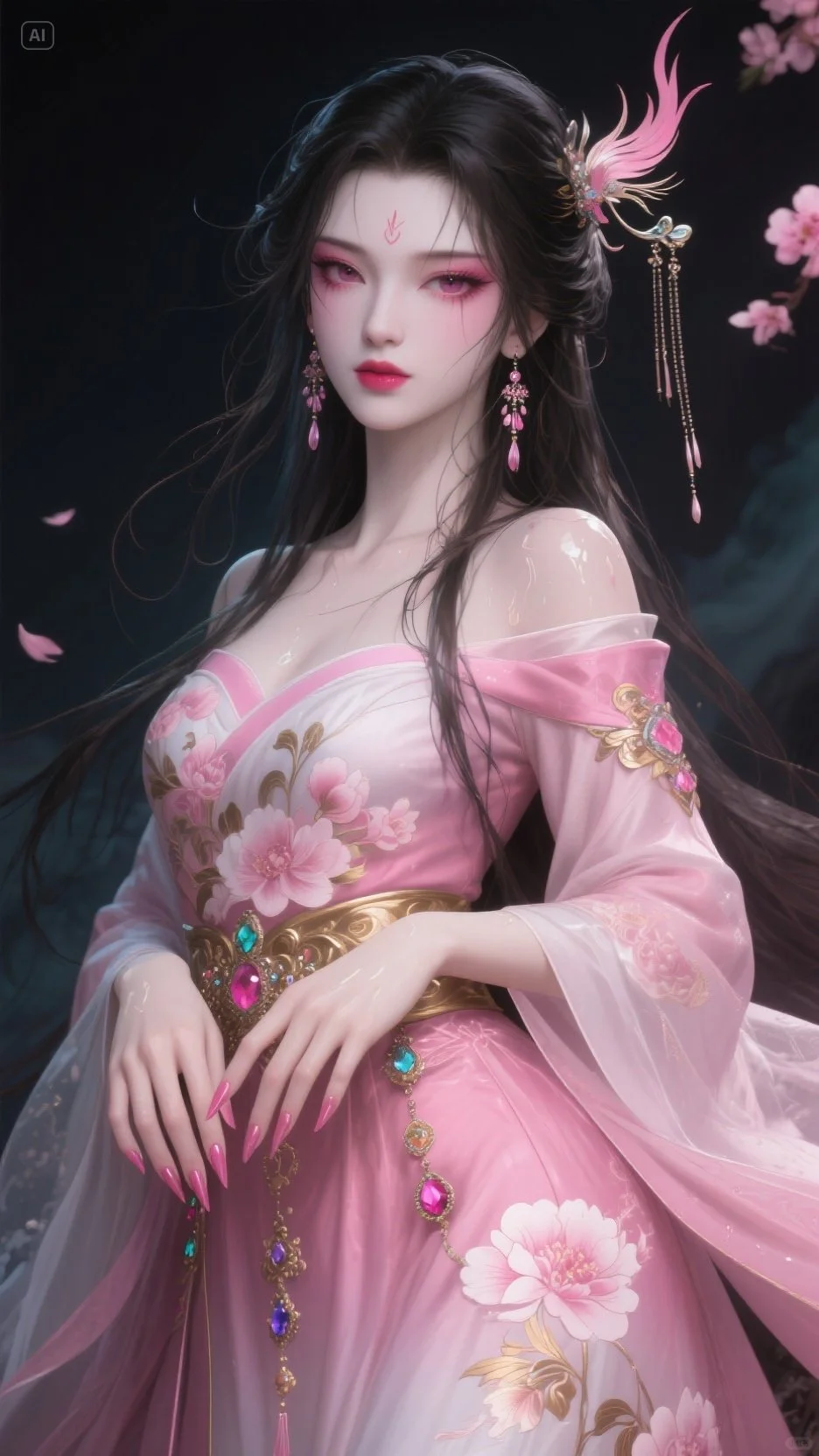 国漫🌸粉衣佳人，古韵绮梦！国漫女神