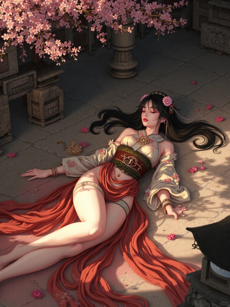 女子唯美死亡图片2