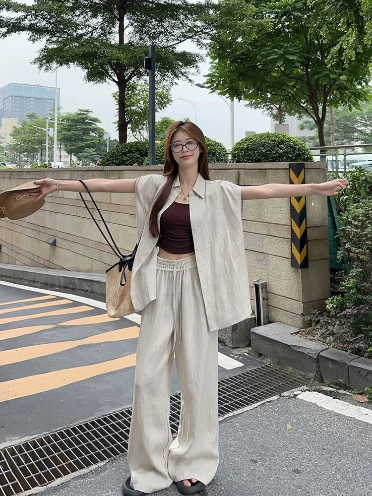 亚麻老钱风～韩里韩气简约穿搭来咯！