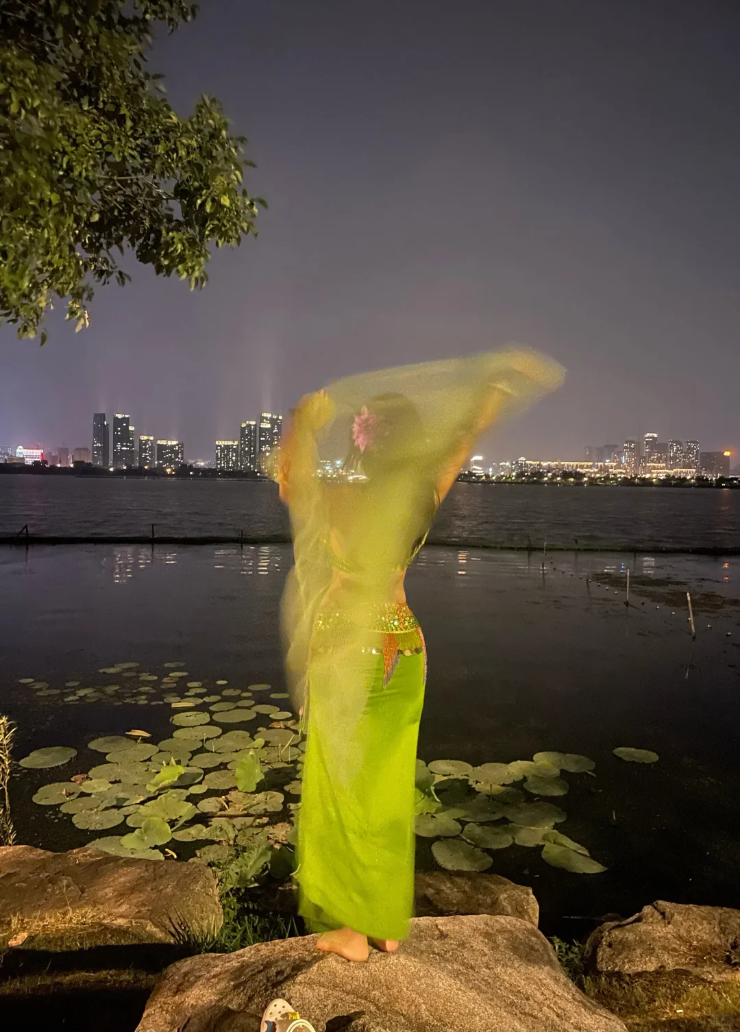 五块钱的纱，敦煌飞天神女壁画感～