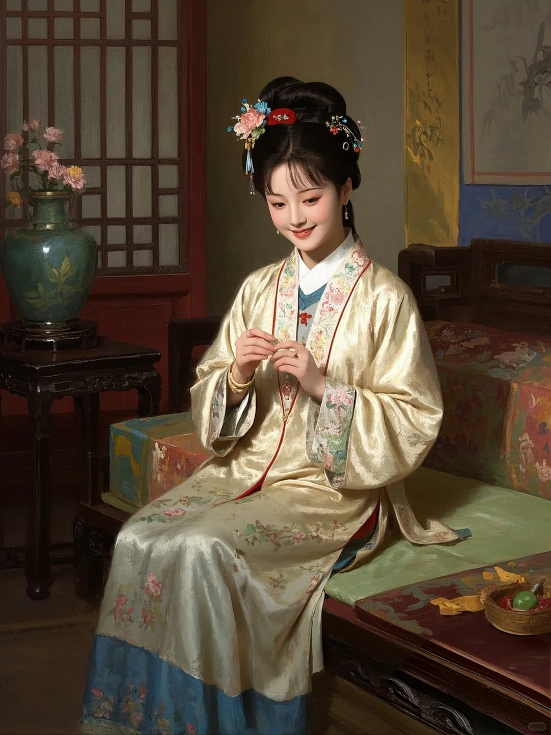 我好像又被宝钗美到了！