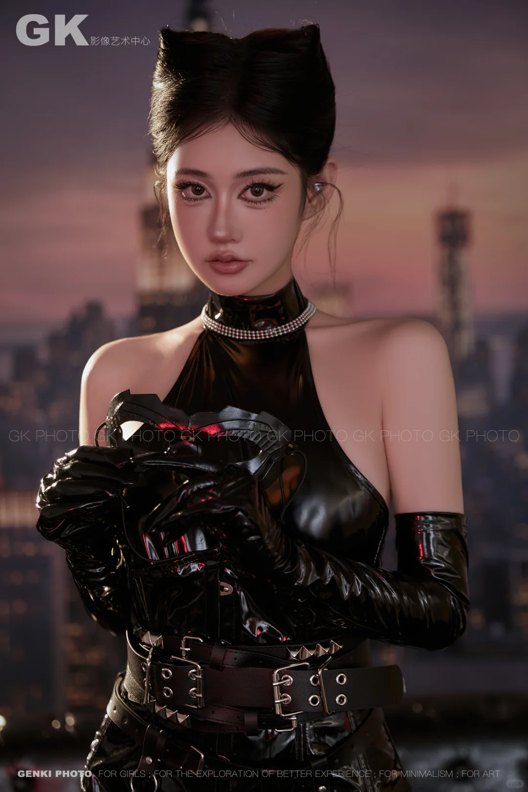 暗黑神秘感猫女 危险又迷人🖤 ｜无锡写真
