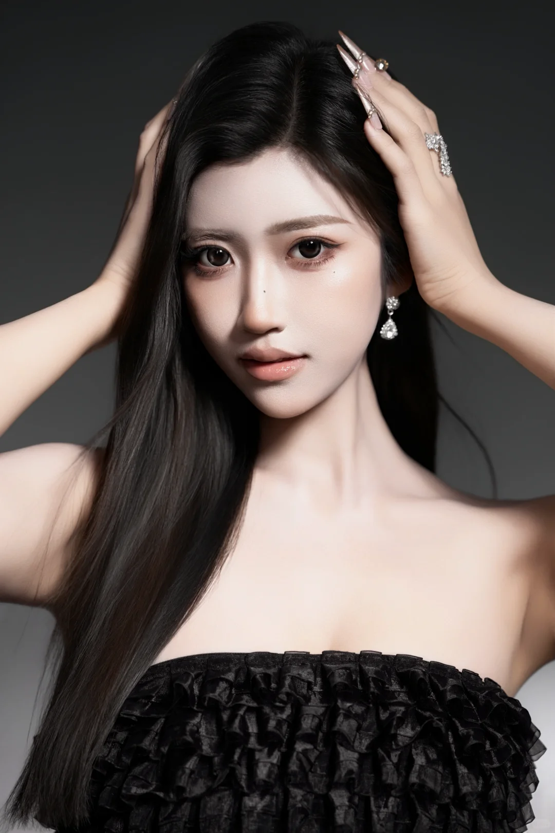 在唐山拍到了女明星的写真了