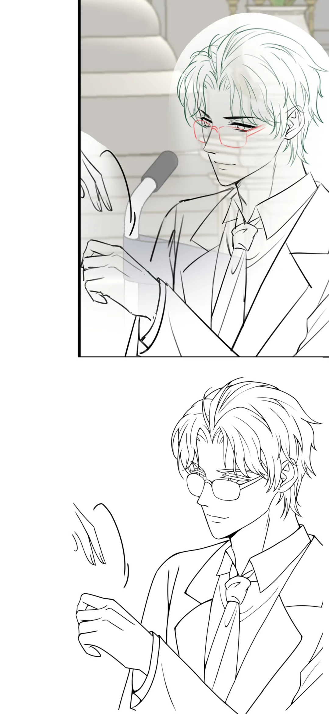 接线稿勾线