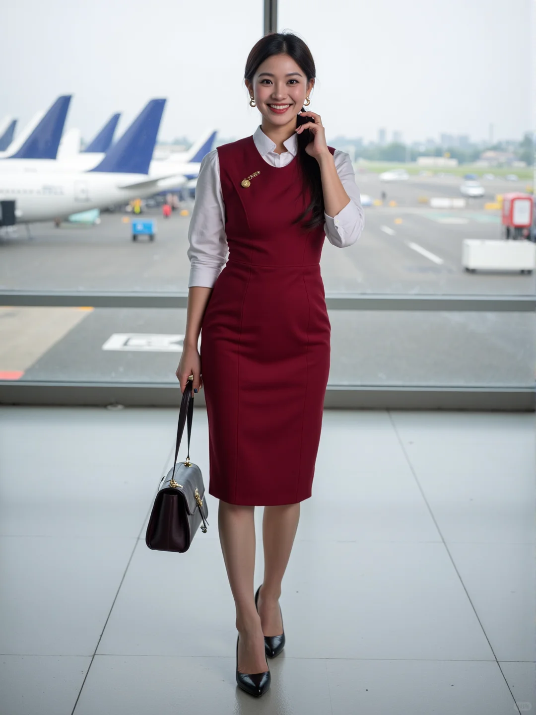 AI生成空姐