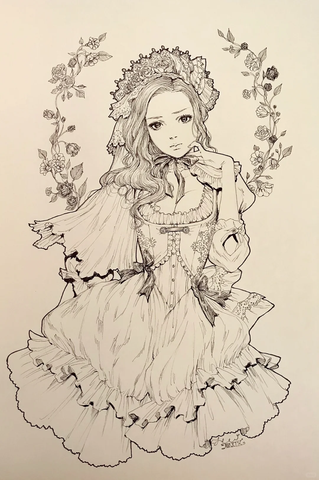洛丽塔插画女神｜Jasmin Darnell