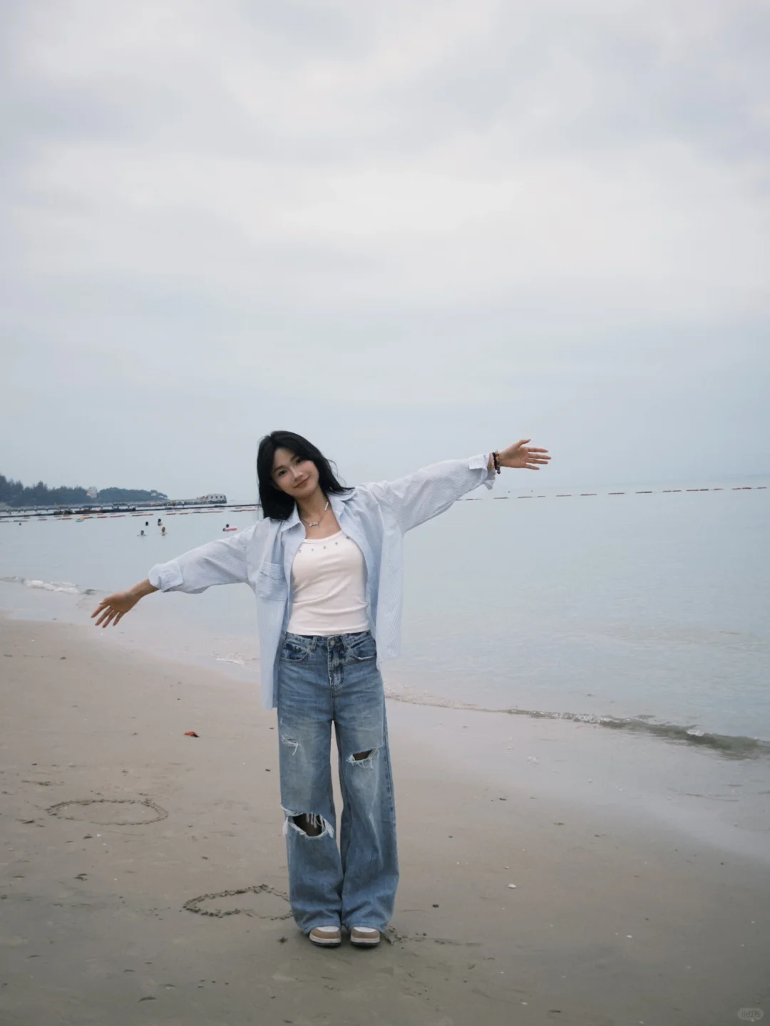 🏝️🌊📸存一些简单的海边拍照姿势
