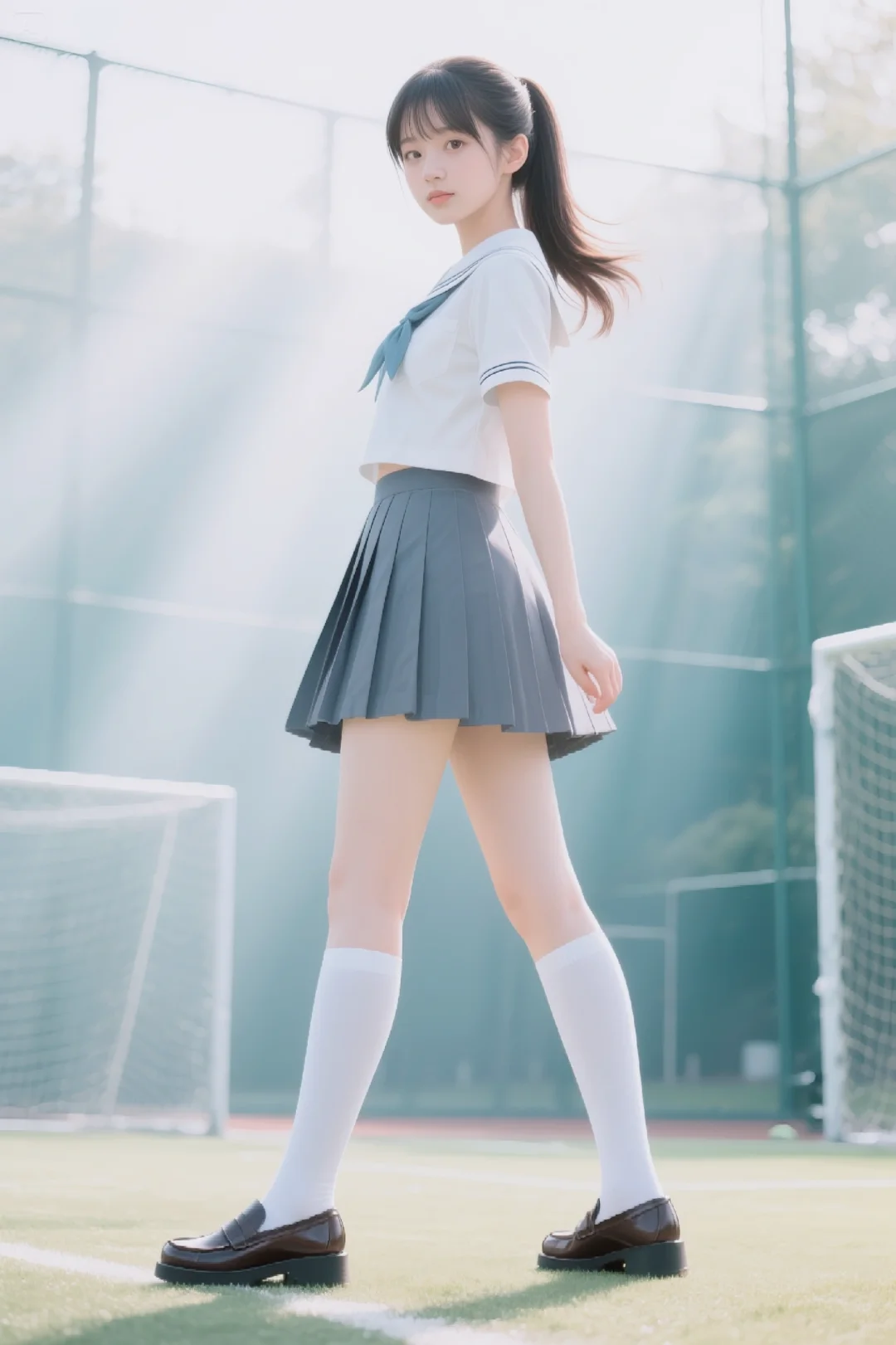 jk和网球🎾好搭啊！（Ai人物非真人）