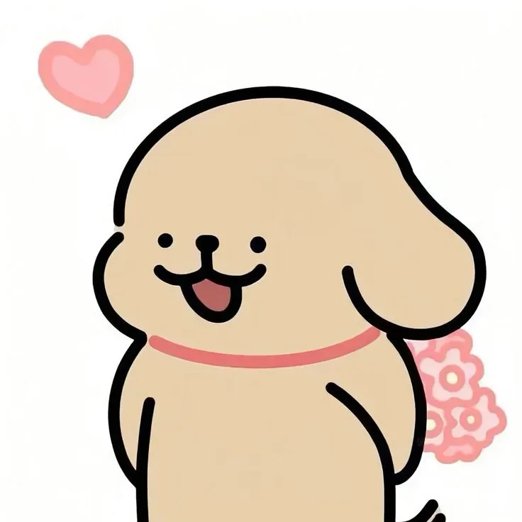 情头|线条小狗の春日心动🌸