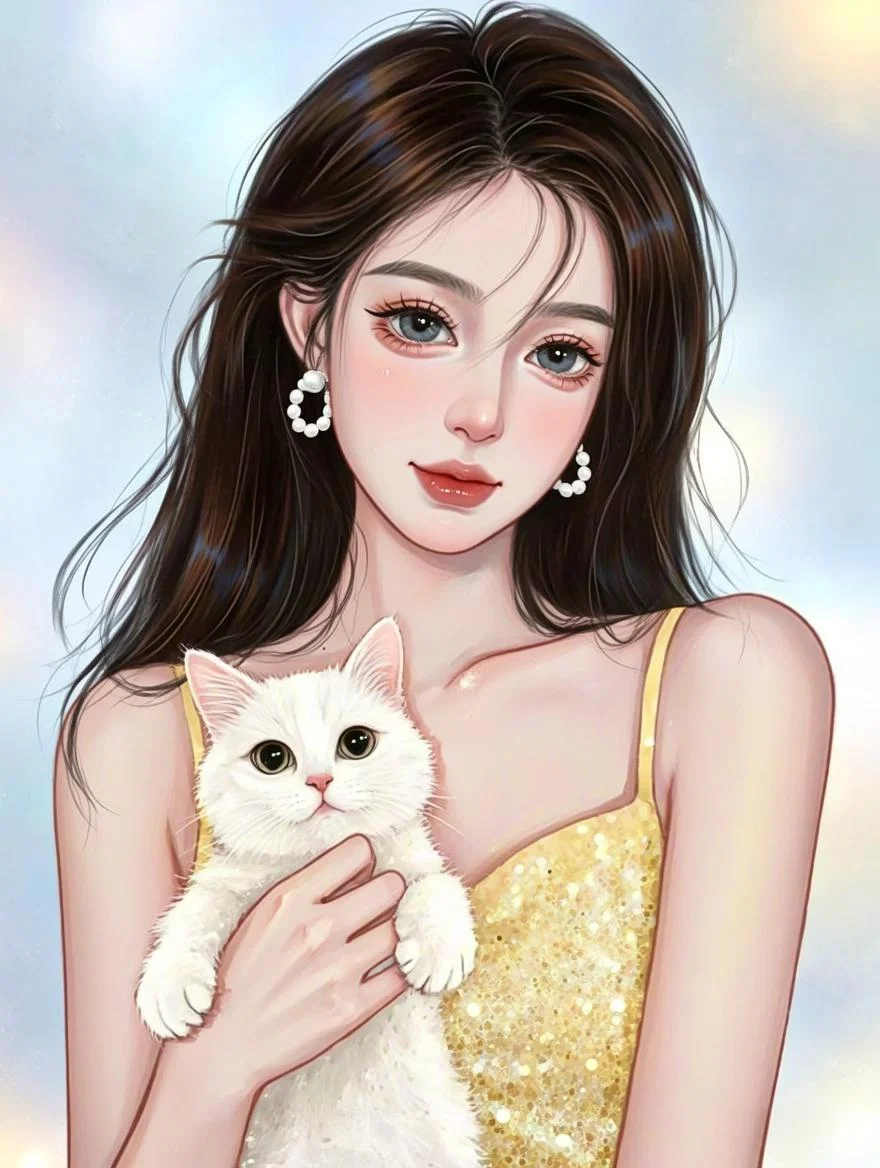 甜美女生头像。