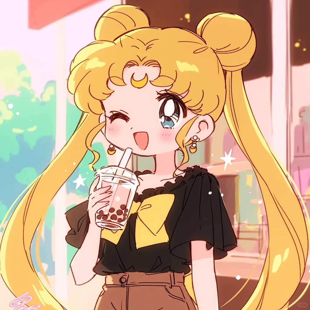 秋天的第一杯奶茶｜可可爱爱美少女战士