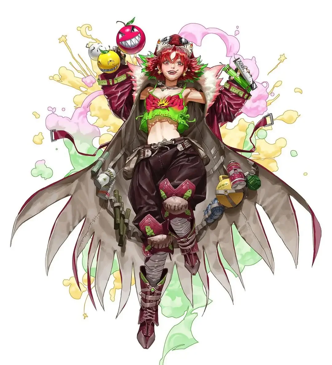 插画 | 🎭捕鲸少女 x 狂野美学🖤
