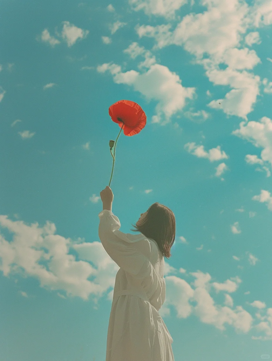 如花在野，温柔热烈。