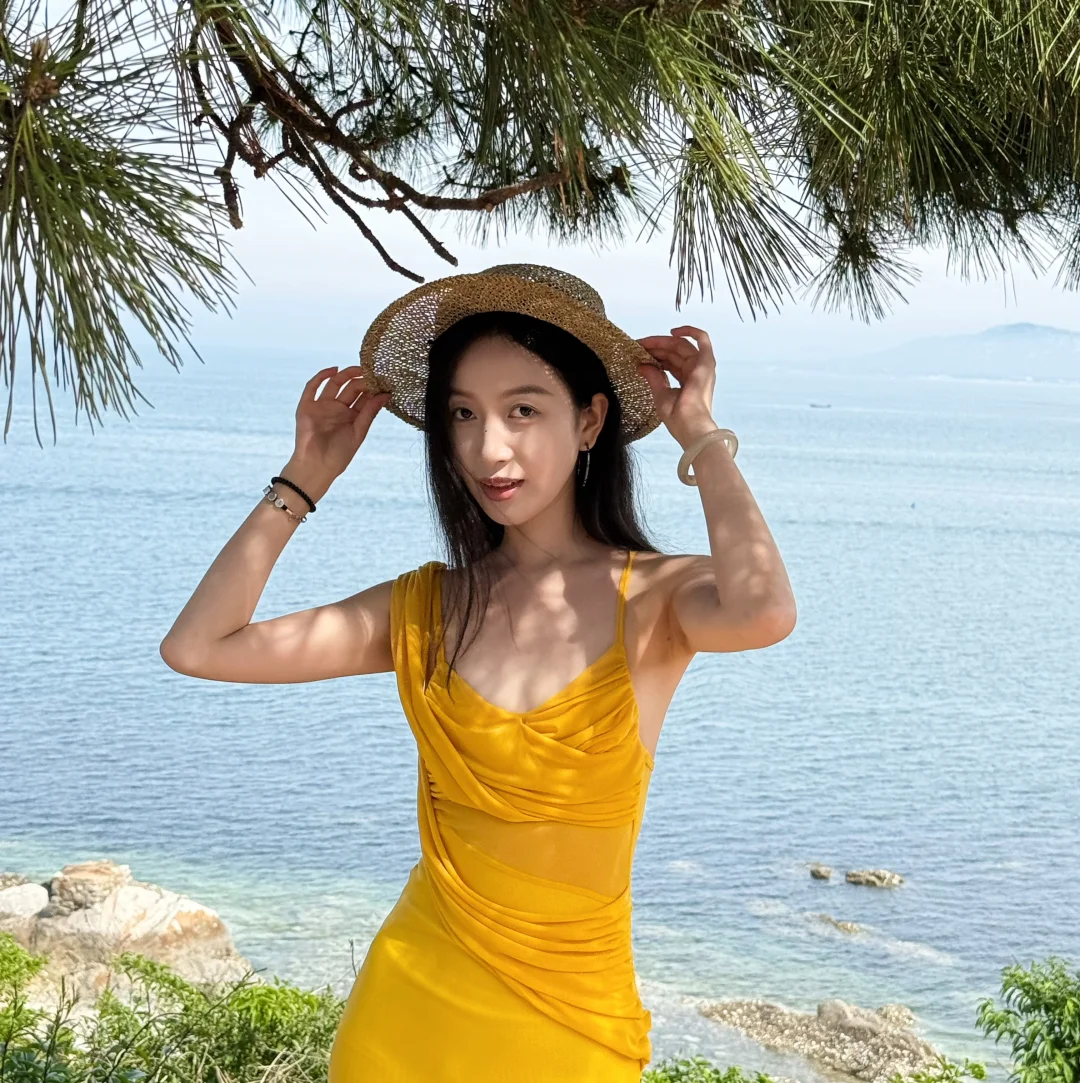 #烟台养马岛 海边穿衣自由 随心所欲