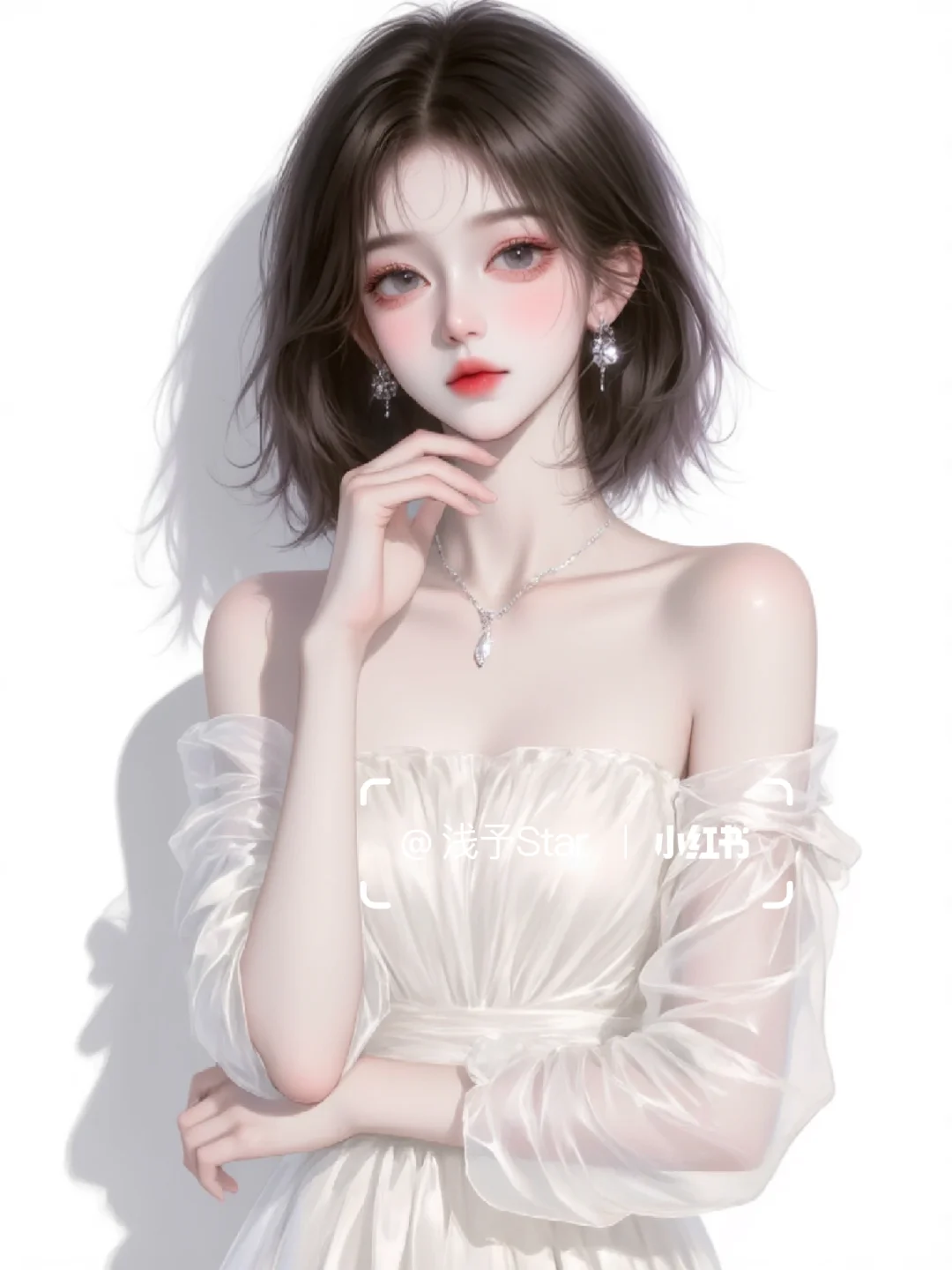长发飘逸 短发知性 | 女生头像