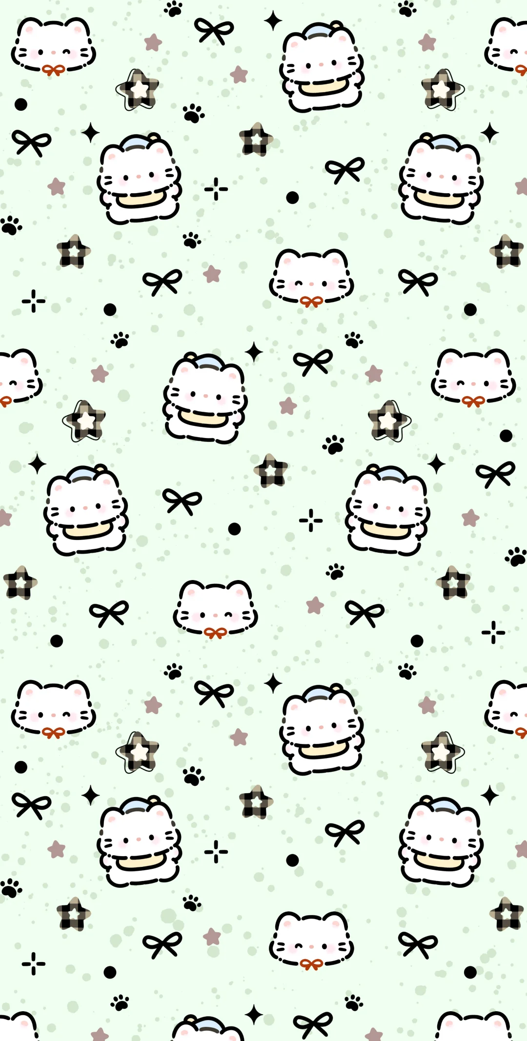 请食用！星星小猫物语壁纸^ ･𖥦 ˂ ^੭