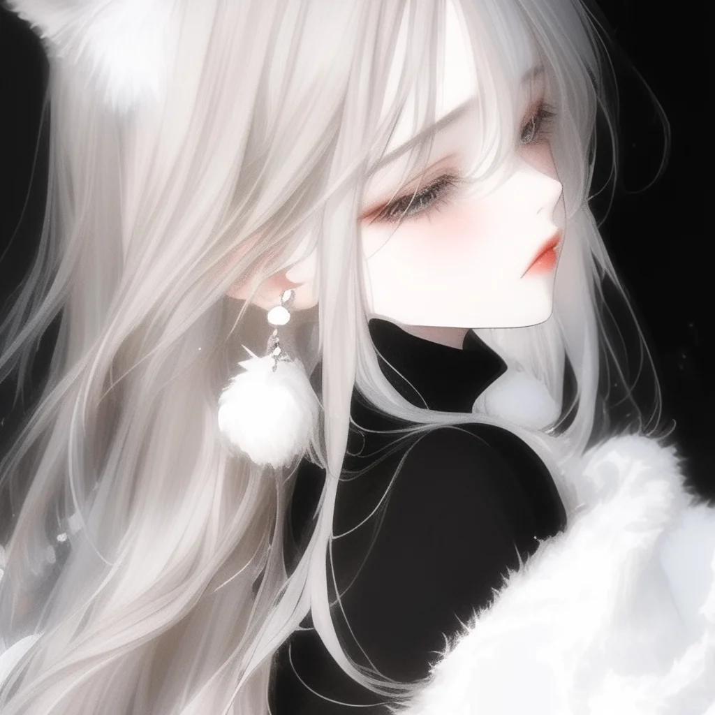 白发系列女头