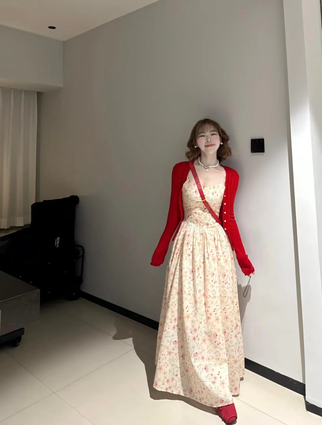 OOTD｜红色小裙子穿搭｜夏日显白氛围感拉满🥰
