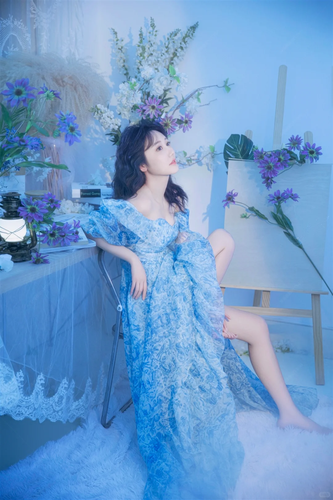 浪漫的不是花，而是你💙北京花漾少女写真