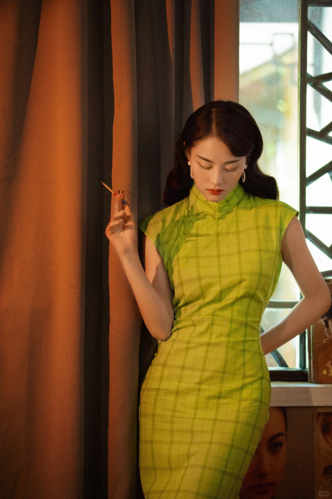 梦回80年代，复古旗袍写真太有韵味了🥀