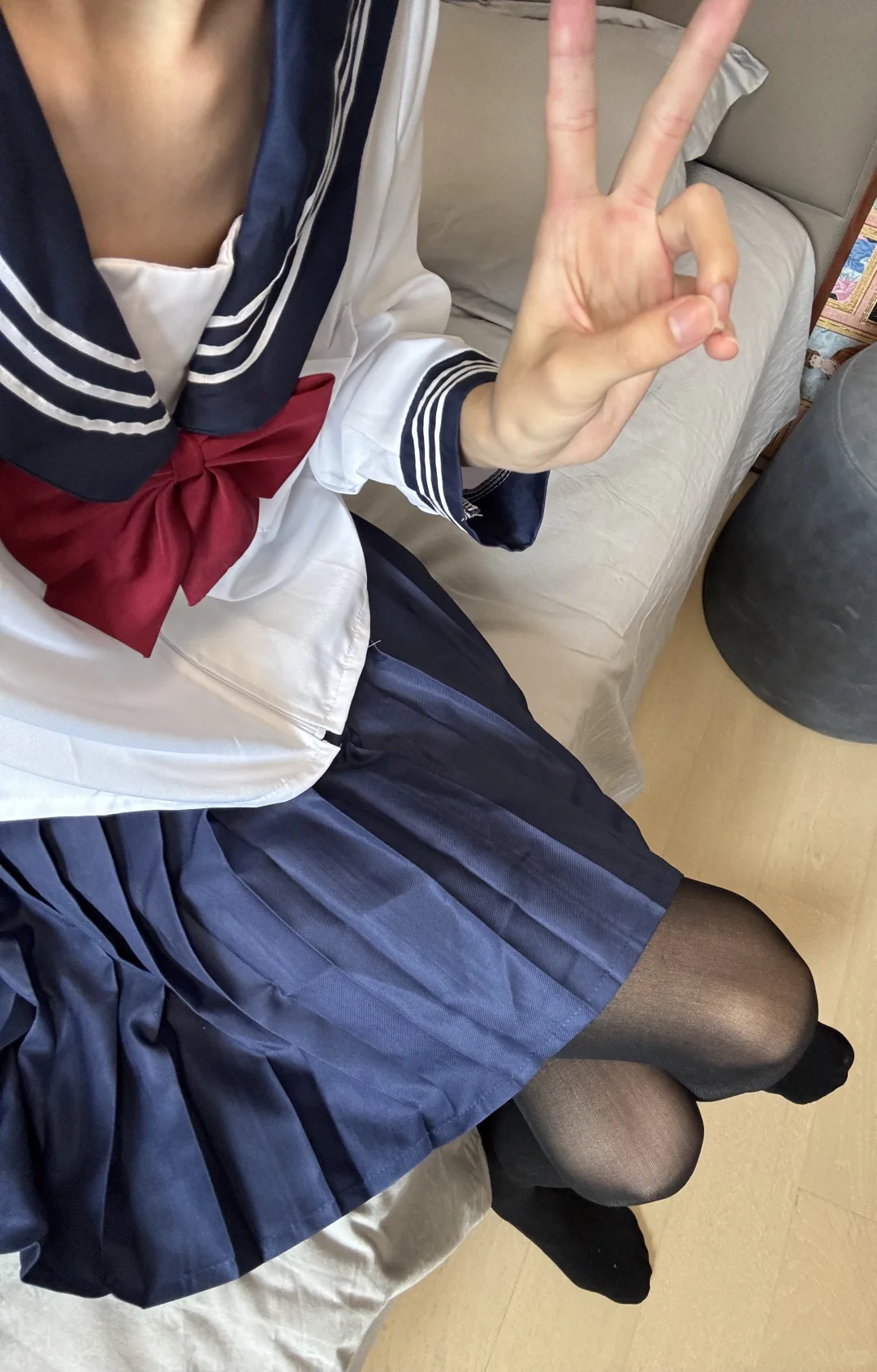 男娘jk来了喵
