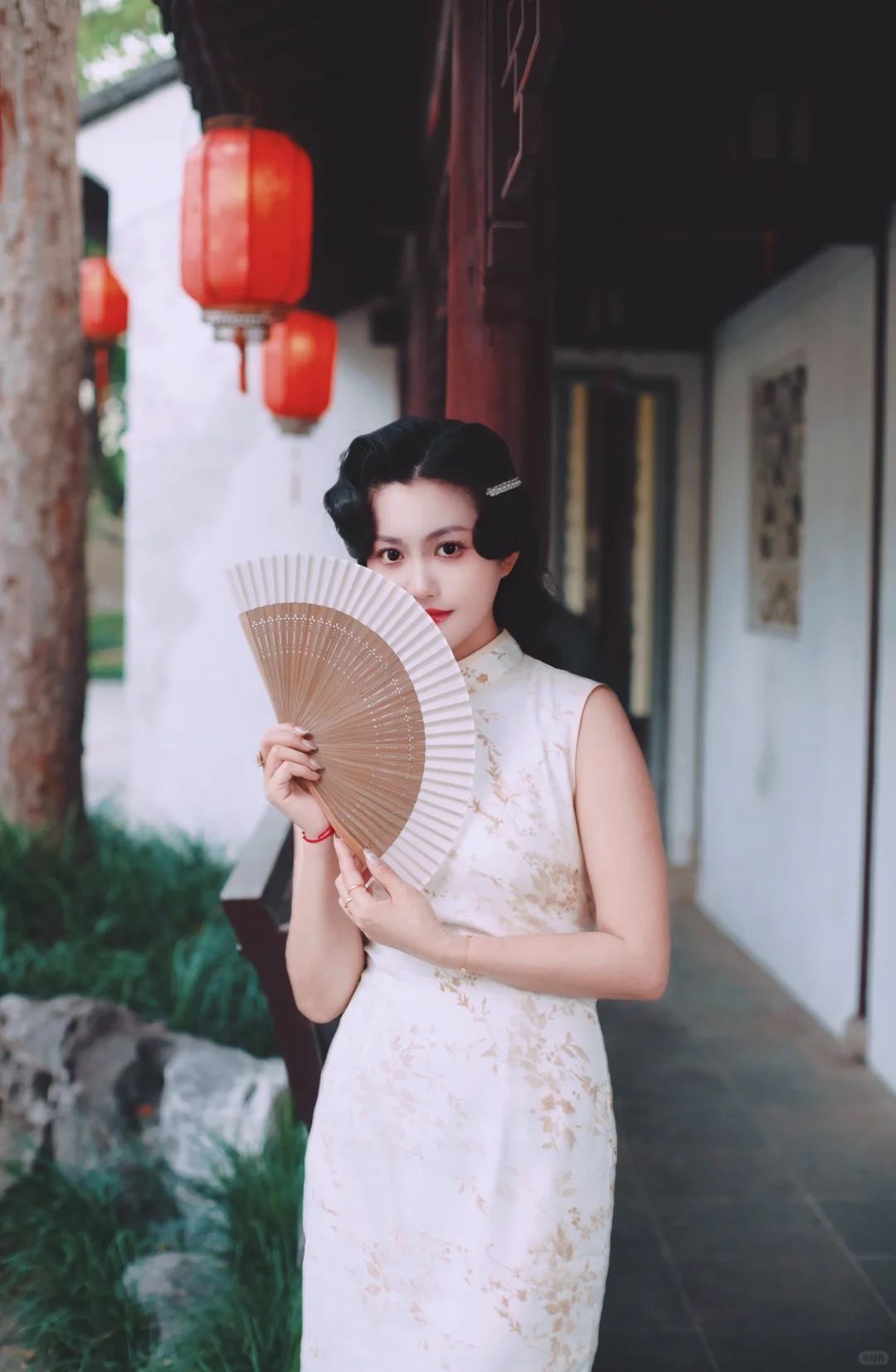 「推波成韵，旗袍为魂」苏州旗袍手推波拍照