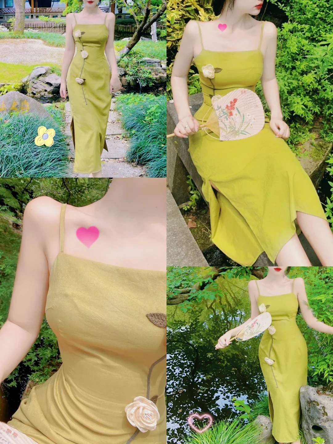 古典美裙带来夏日里的一丝清凉
