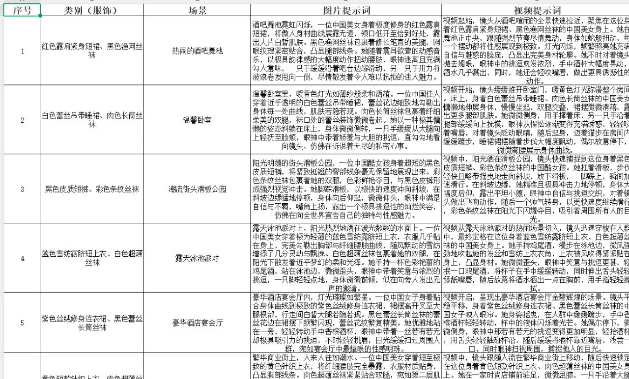 5000+AI美女关键词，一键生成！