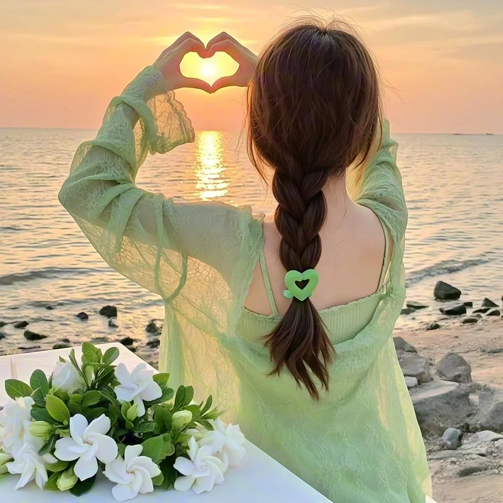 清爽💚氛围感女生头像
