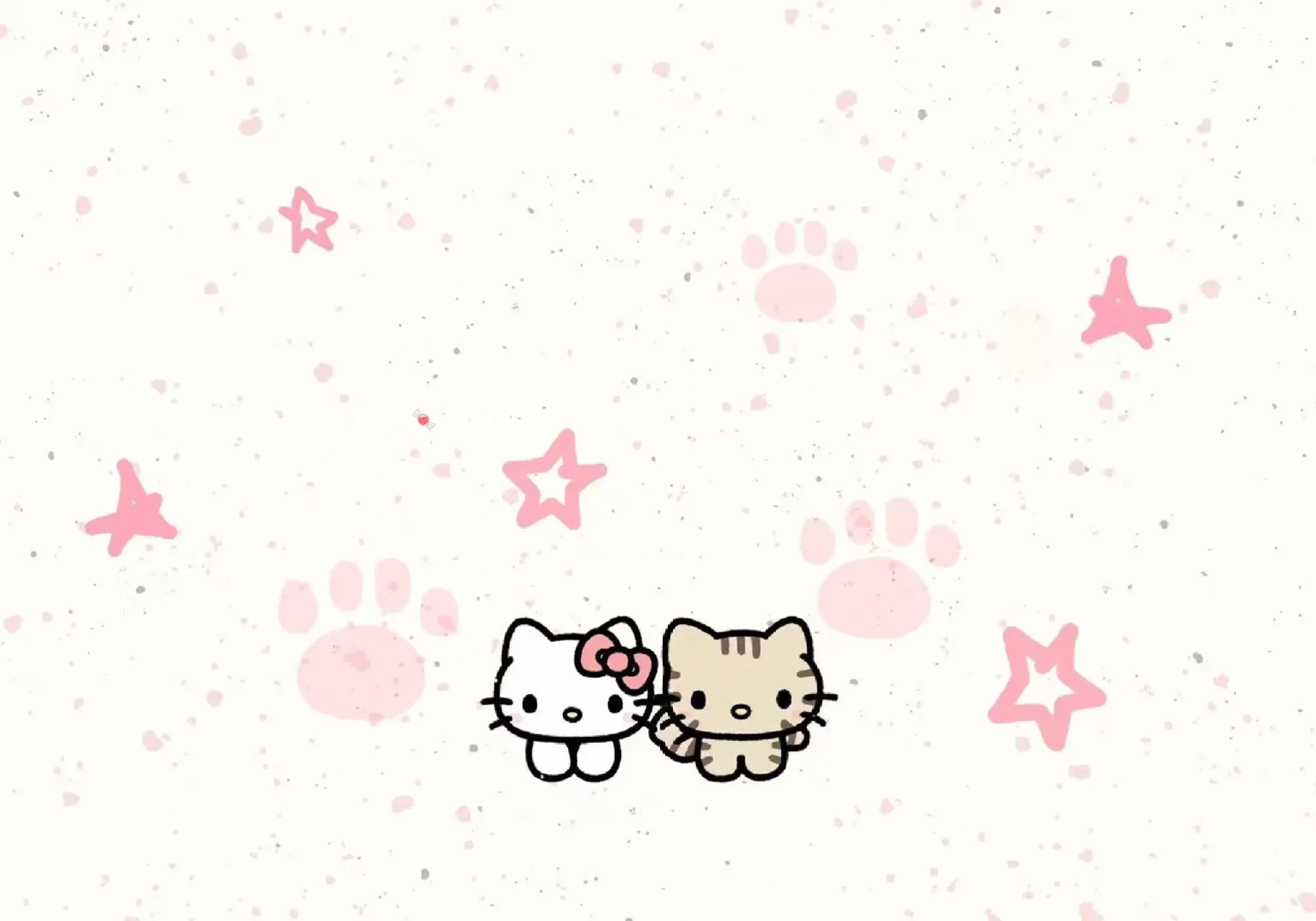 iPad平板壁纸｜可爱的你用可爱的kitty