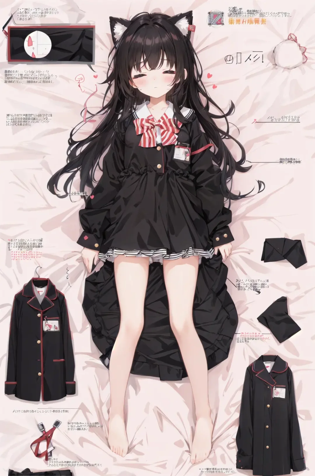 黑发美少女