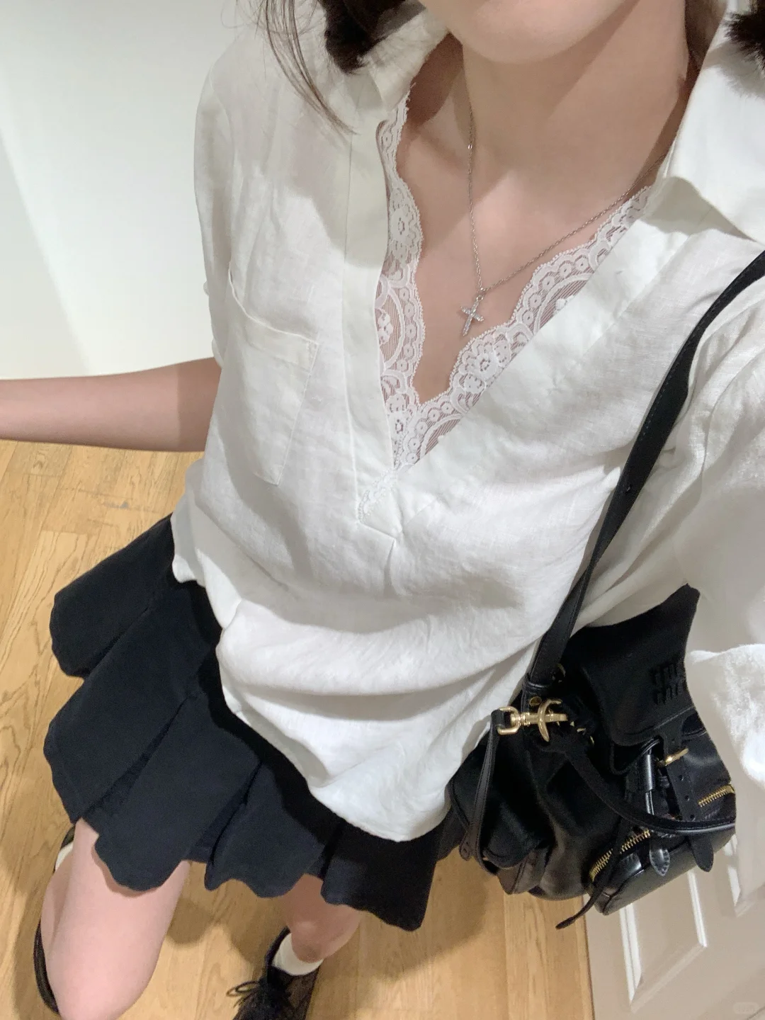 被严重低估的一件全亚麻蕾丝衬衣！！