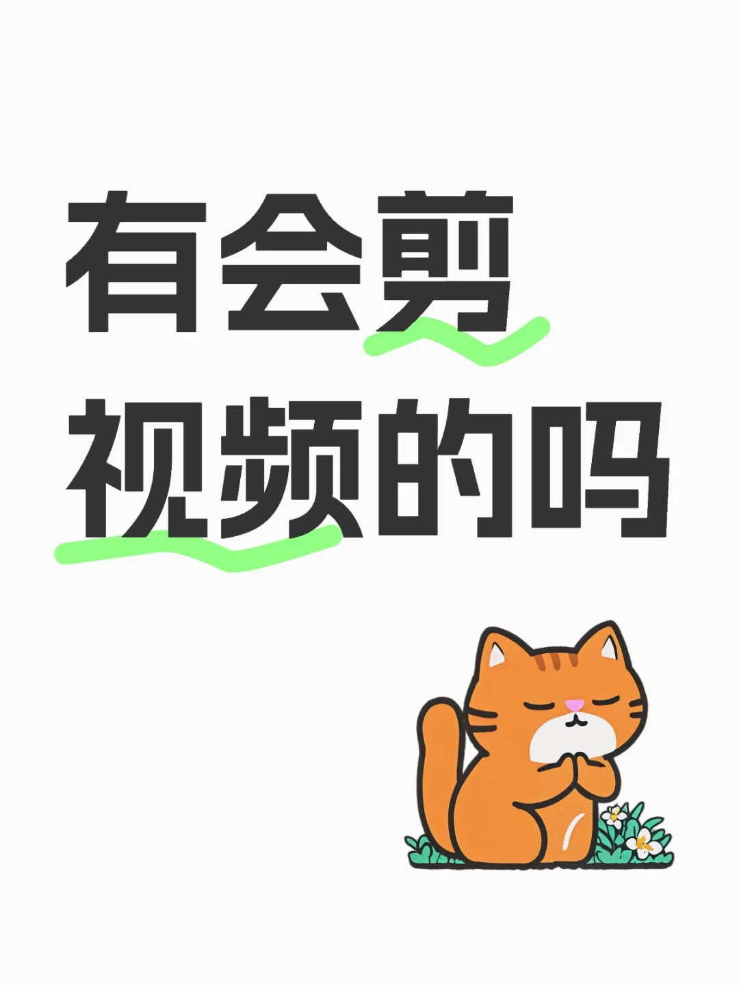 有会剪视频的吗