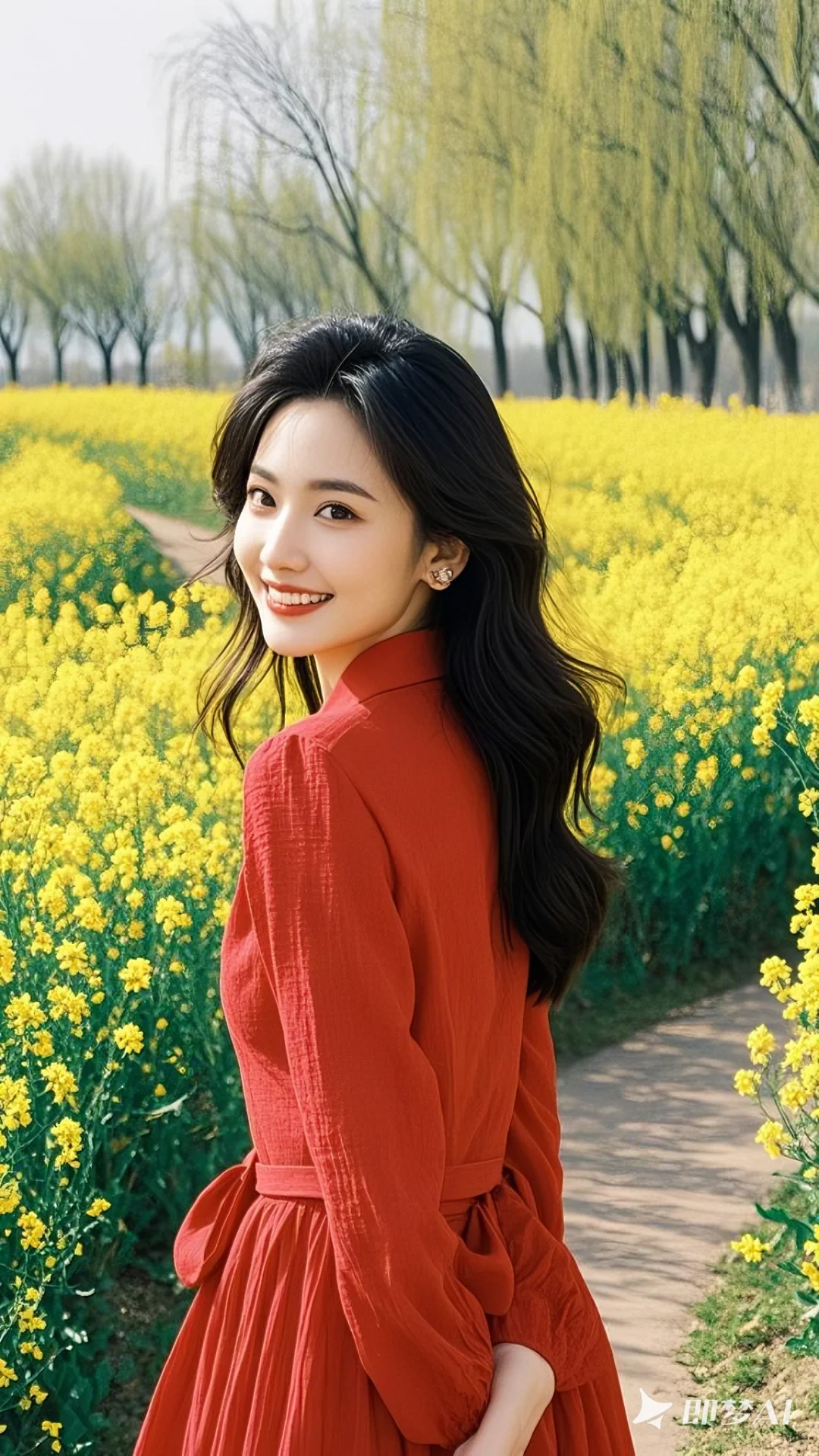 风吹麦浪，油菜花海🌼与君初逢